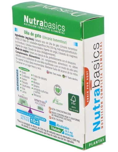 Nutrabasics Uña De Gato 30Caps. de Drasanvi