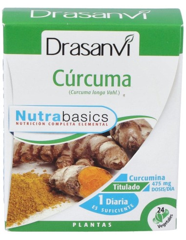 Curcuma 24 Capsulas Nutrabasicos Drasanvi