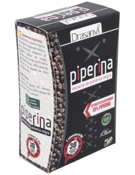 Piperina 60 Capsulas Drasanvi
