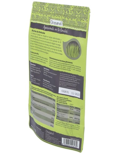 Hierba Cebada Bio 125 Gr Doypack Superalimentos Drasanvi