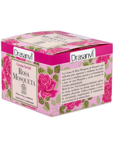 Crema Facial Rosa Mosqueta 50Ml. Ecocert Bio de Drasanvi