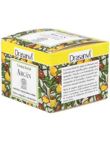 Crema Facial Argan 50Ml. Ecocert Bio de Drasanvi