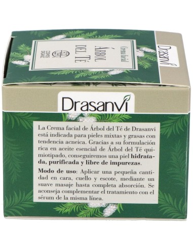 Crema Facial Arbol Te Cosm Org 50Ml Drasanvi