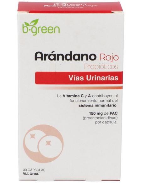 Arandano Rojo + Probioticos 30Cap. de B.Green (Lab. Lebudit)