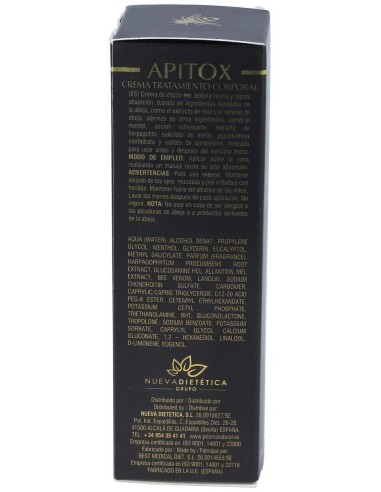 Apitox Crema Anti-Dolor Tubo 100Ml. de Prisma Natural