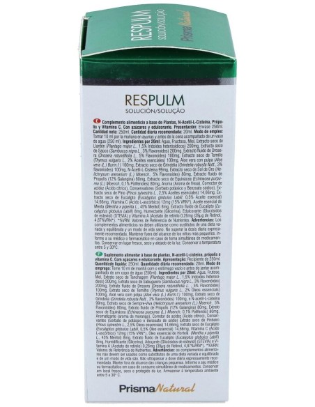 Respulm 250Ml. de Prisma Natural
