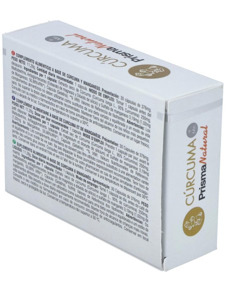 Curcuma + Manganeso 30Cap. de Prisma Natural
