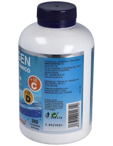 Colageno Marino+Silicio Organico 360Comp. de Prisma Natural