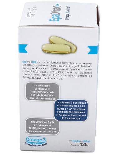 Epadhax 1000Mg. 90Cap. de Epadhax