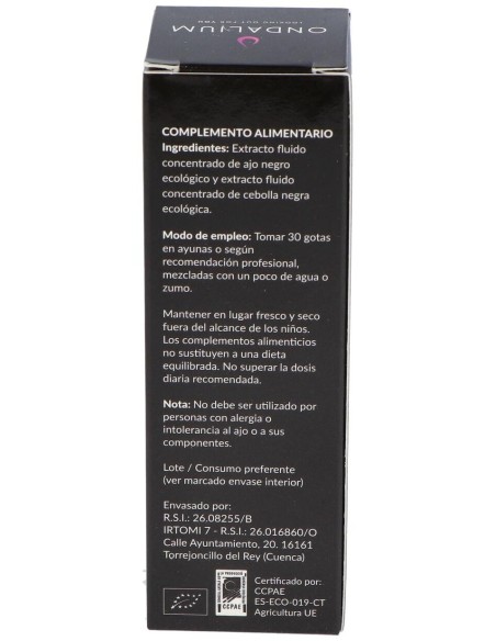 Circul Extracto Ajo Negro Eco 30Ml. Ondalium de Ondalium