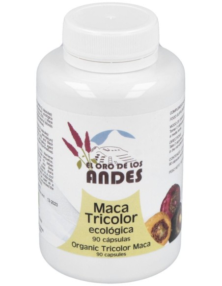 Maca Tricolor 700Mg. 90Cap. Eco de El Oro De Los Andes