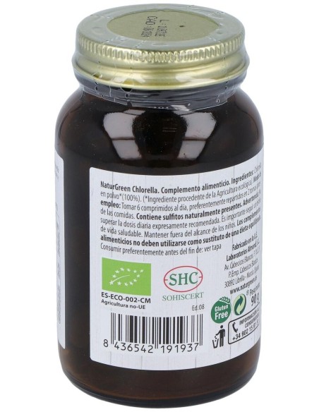 Experience Chlorella 180 Comprimidos de Naturgreen