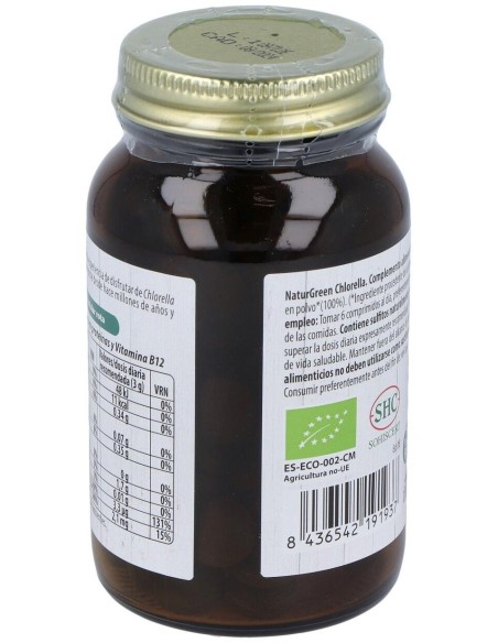 Experience Chlorella 180 Comprimidos de Naturgreen