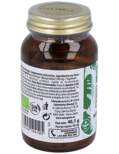 Experience Moringa Bio 90 Cápsulas  de Naturgreen
