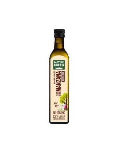 Vinagre de Sidra de Manzana sin Filtrar Bio 500 Ml de Naturgreen