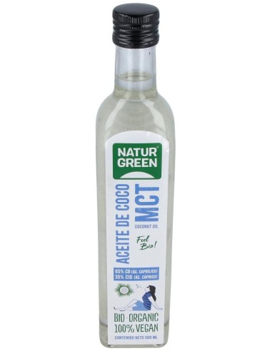 Aceite de Coco Mct Bio 500 Ml de Naturgreen