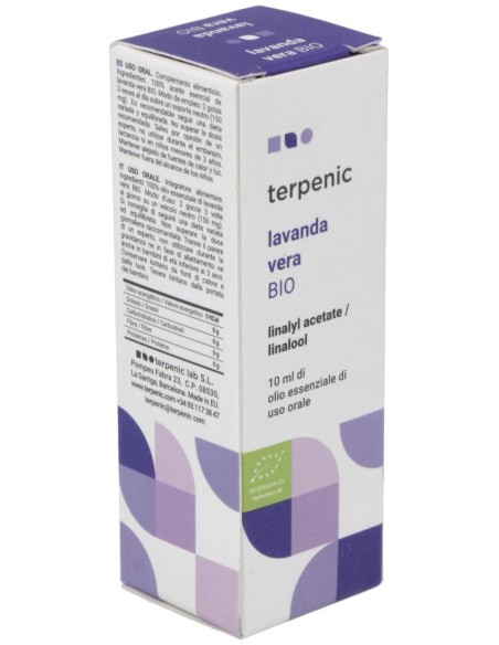 Lavanda Aceite Esencial Alimentario Bio 10Ml. de Terpenic