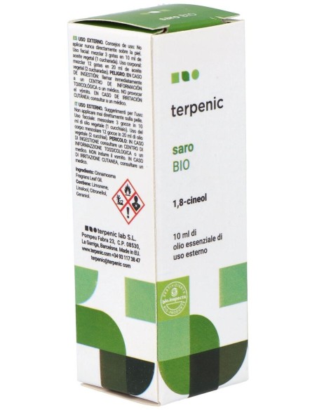Saro (Mandravasarotra) Aceite Esencial Bio 10Ml. de Terpenic