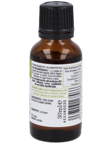 Eucalipto Radiata Aceite Esencial Bio 30Ml. de Terpenic