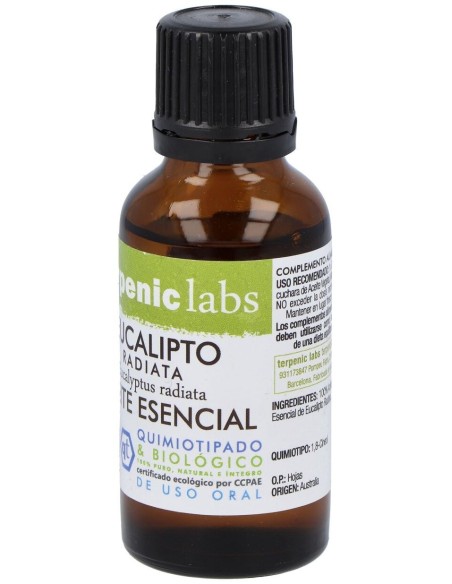 Eucalipto Radiata Aceite Esencial Bio 30Ml. de Terpenic