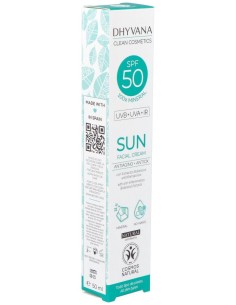 Solar Spf50 Sun Con Acido Hialuronico 50Ml. Eco de Dhyvana 2
