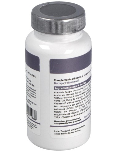 Onagra + Borraja + Vit. E 500Mg. 120Perlas de Plannatur