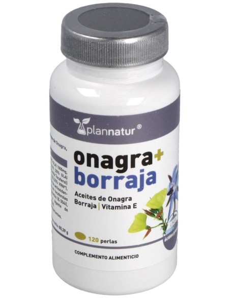 Onagra + Borraja + Vit. E 500Mg. 120Perlas de Plannatur