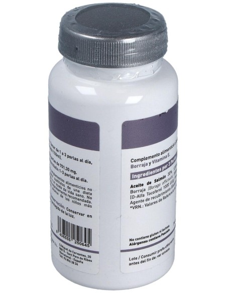 Omega 3+6 Borraja + Salmon 500Mg. 120Perlas de Plannatur