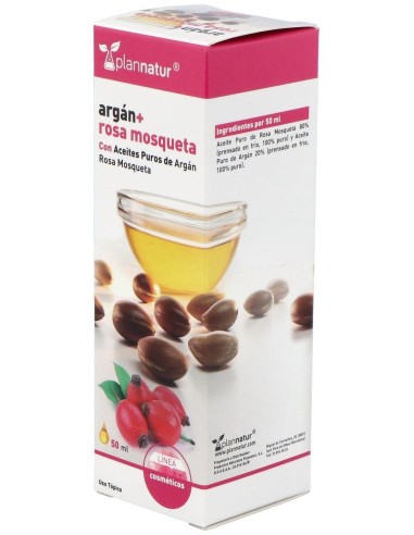 Aceite Rosa Mosqueta + Argan 50Ml. de Plannatur