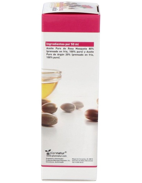 Aceite Rosa Mosqueta + Argan 50Ml. de Plannatur