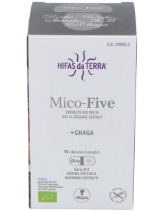 Mico Five Con Chaga Hdt 70Cap. de Hifas Da Terra - Hdt 2