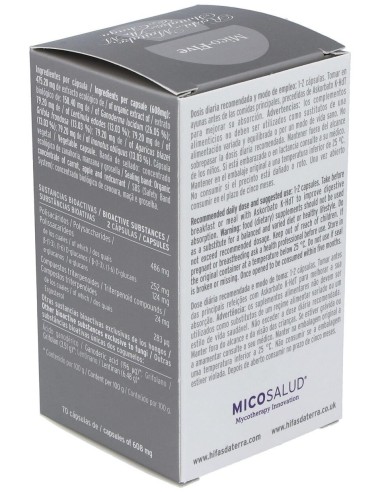 Mico Five Con Chaga Hdt 70Cap. de Hifas Da Terra - Hdt