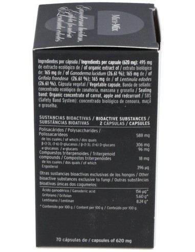 Mico Mix 70 capsulas de Hifas da Terra