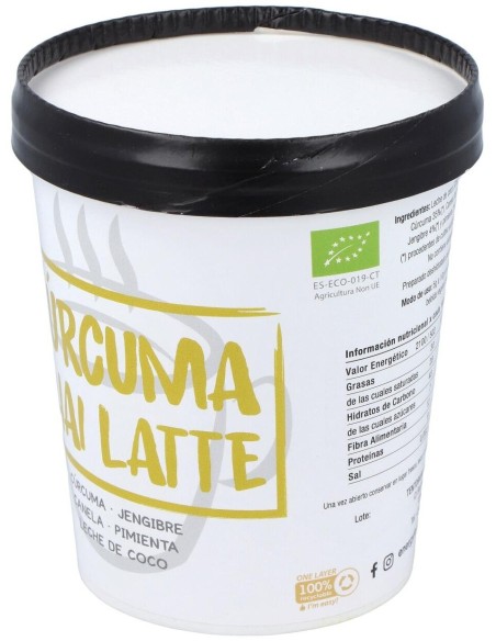 Curcuma Chai Latte Tarrina 250Gr. Eco de Energy Feelings