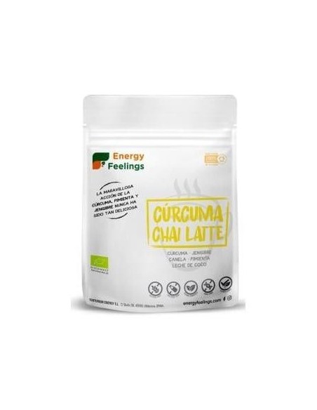 Curcuma Chai Latte 150Gr. Eco Vegan Sg de Energy Feelings