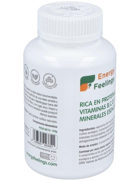 Energia Espirulina 120Comp. de Energy Feelings