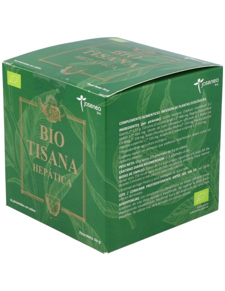 Biotisana Hepatica 15 Piramides Ensobradas de Josenea