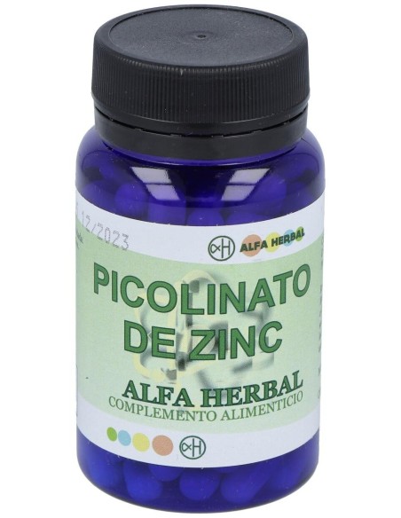 Picolinato De Zinc 90Cap. de Alfa Herbal
