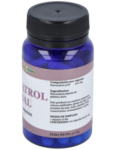 Resveratrol Herbal 60Cap. de Alfa Herbal