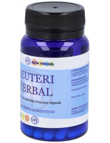 Reuteri Herbal 20Cap. Refrigeracion de Alfa Herbal