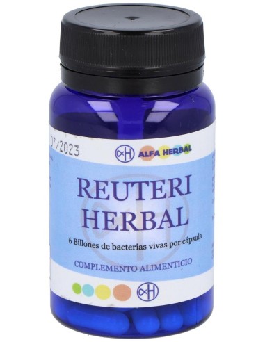 Reuteri Herbal 20Cap. Refrigeracion de Alfa Herbal