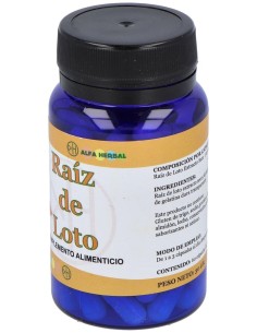 Raiz De Loto 60Cap. de Alfa Herbal 2