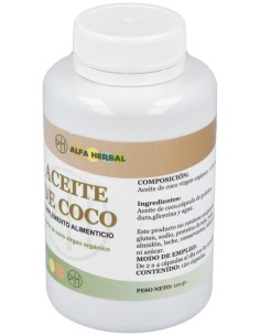 Aceite De Coco 120Cap. de Alfa Herbal 2