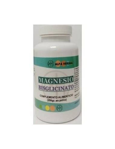 Magnesio Bisglicinato Polvo 200Gr. de Alfa Herbal