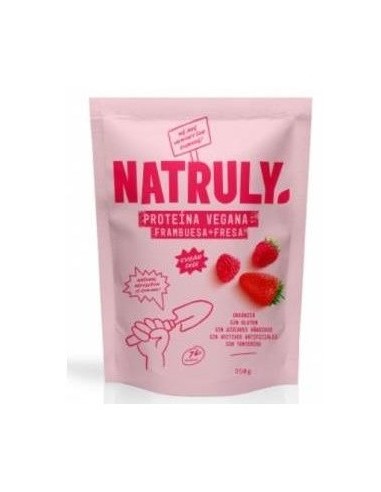 Proteína Vegana Fresa Bio, 350 G de Natruly