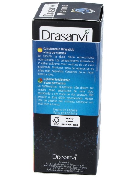 Vitamina D3 4000 Ui 90 Comprimidos Drasanvi