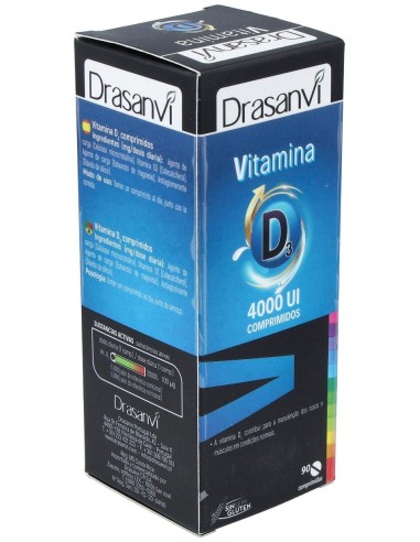 Vitamina D3 4000Ui 90Comp. de Drasanvi