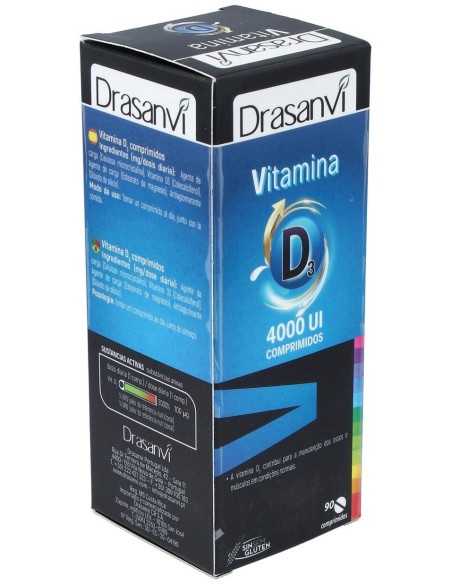 Vitamina D3 4000 Ui 90 Comprimidos Drasanvi