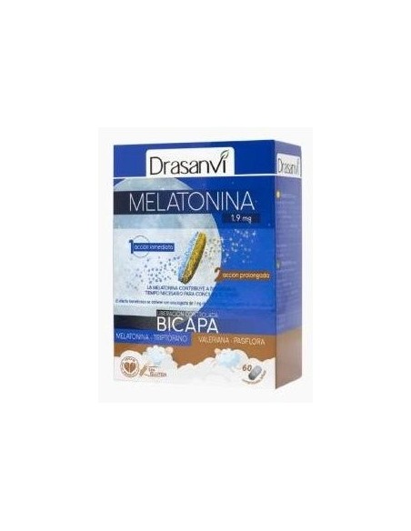 Melatonina Bicapa Retard 60Comp. de Drasanvi