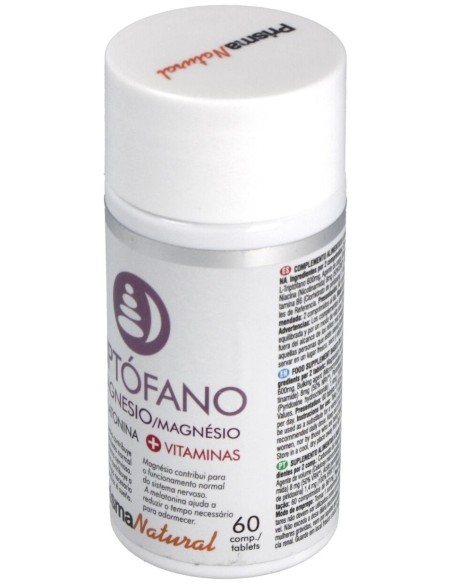 Triptofano+Mg+Melatonina+Vitaminas 60 Comprimidos de Prisma